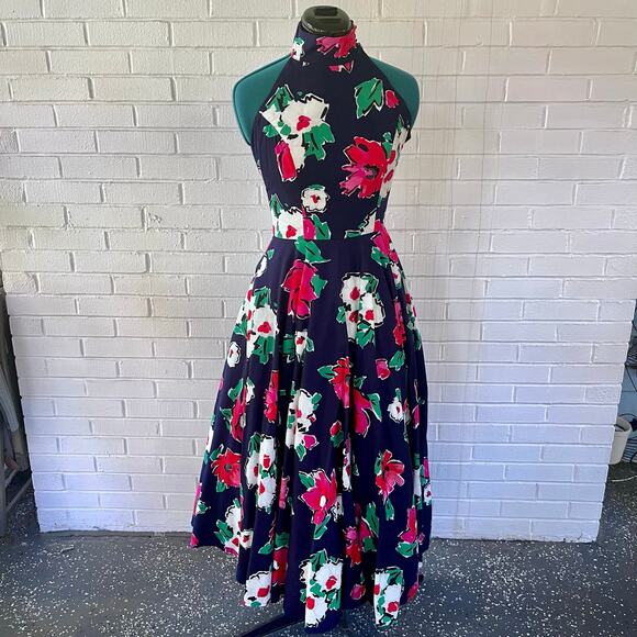 A.J. Bari Dresses & Skirts - Vintage 80s does 50s AJ Bari floral fit & flare dress